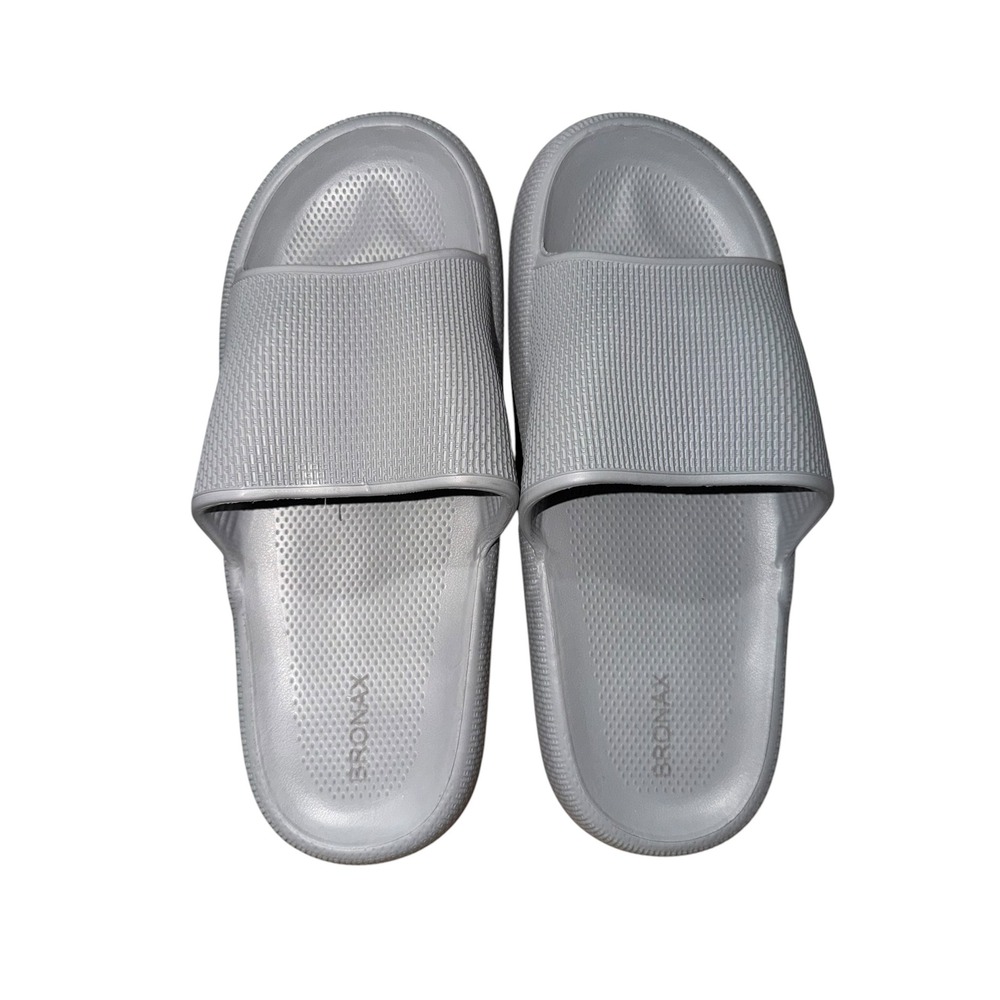 Bronax Cloud Slides Gray EVA Comfort Slides Size EU 42-43 / 270mm NWOT M:9/W:11)